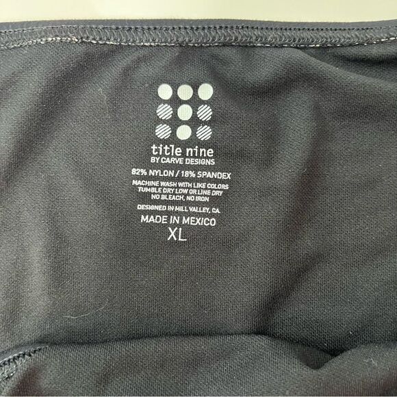 Title Nine Size XL Black Tie Side Bikini Bottom - Picture 4 of 4